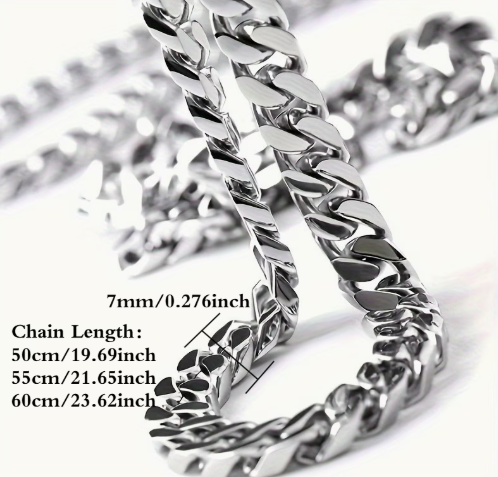 Cuban Link Chain Stainless Steel